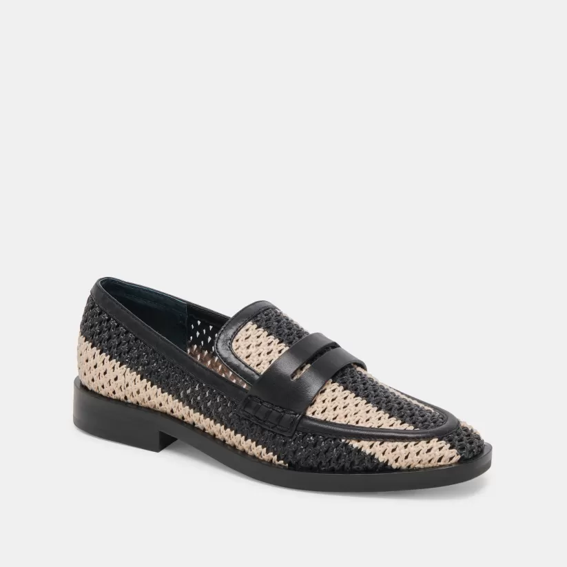 Flats & Loafers | Dolce Vita HALLEY FLATS BLACK MULTI RAFFIA BLACKMULTIRAFFIA