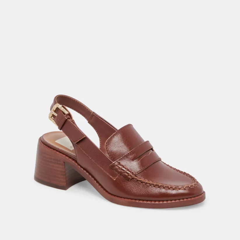 Heels | Flats & Loafers | Dolce Vita HARDI HEELS BROWN CRINKLE PATENT BROWNCRINKLEPATENT