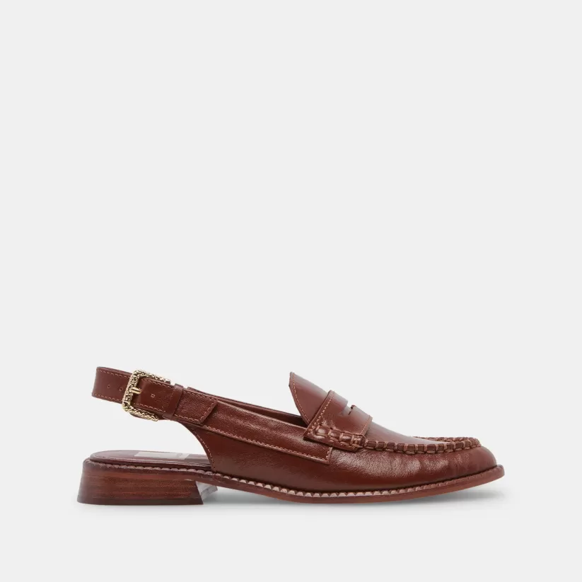Flats & Loafers | Dolce Vita HARDI LOAFERS BROWN CRINKLE PATENT BROWNCRINKLEPATENT
