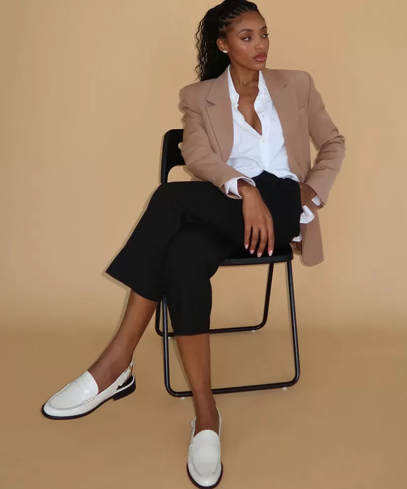 Flats & Loafers | Dolce Vita HARDI LOAFERS IVORY CRINKLE PATENT IVORYCRINKLEPATENT