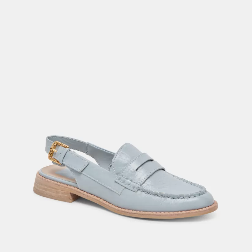 Flats & Loafers | Dolce Vita HARDI LOAFERS SKY BLUE CRINKLE PATENT SKYBLUECRINKLEPATENT