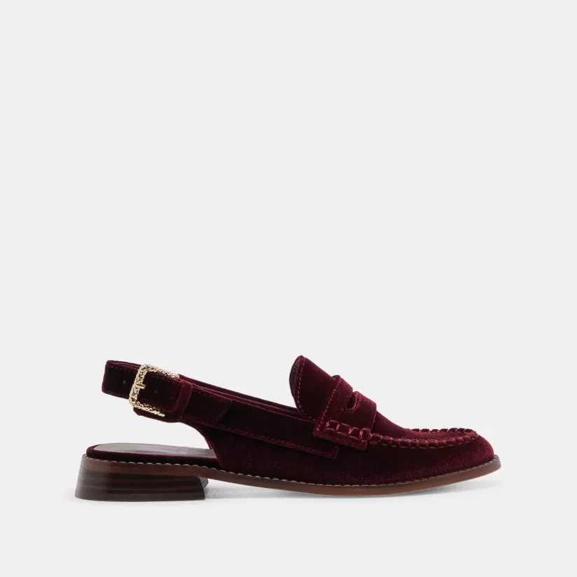 Flats & Loafers | Dolce Vita HARDI LOAFERS WINE VELVET WINEVELVET
