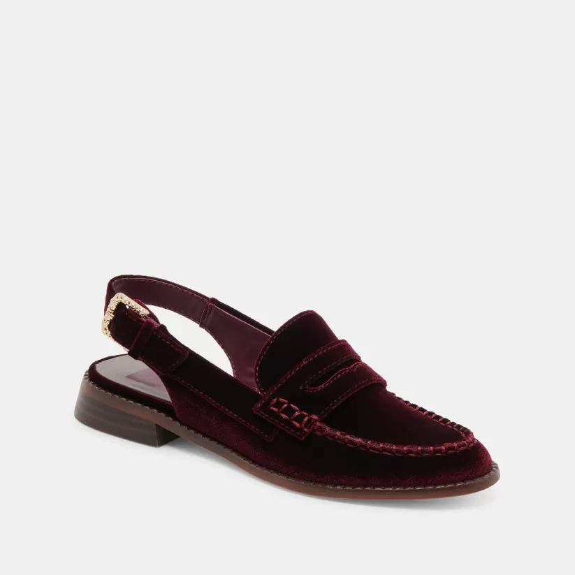 Flats & Loafers | Dolce Vita HARDI LOAFERS WINE VELVET WINEVELVET