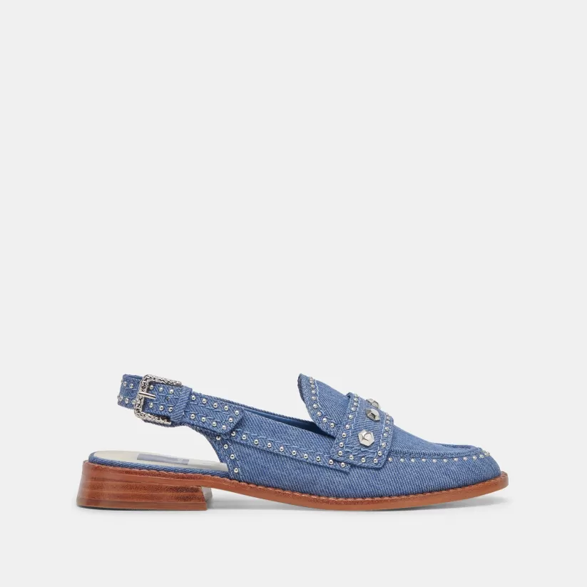 Flats & Loafers | Dolce Vita HARDI STUD LOAFERS BLUE DENIM BLUEDENIM