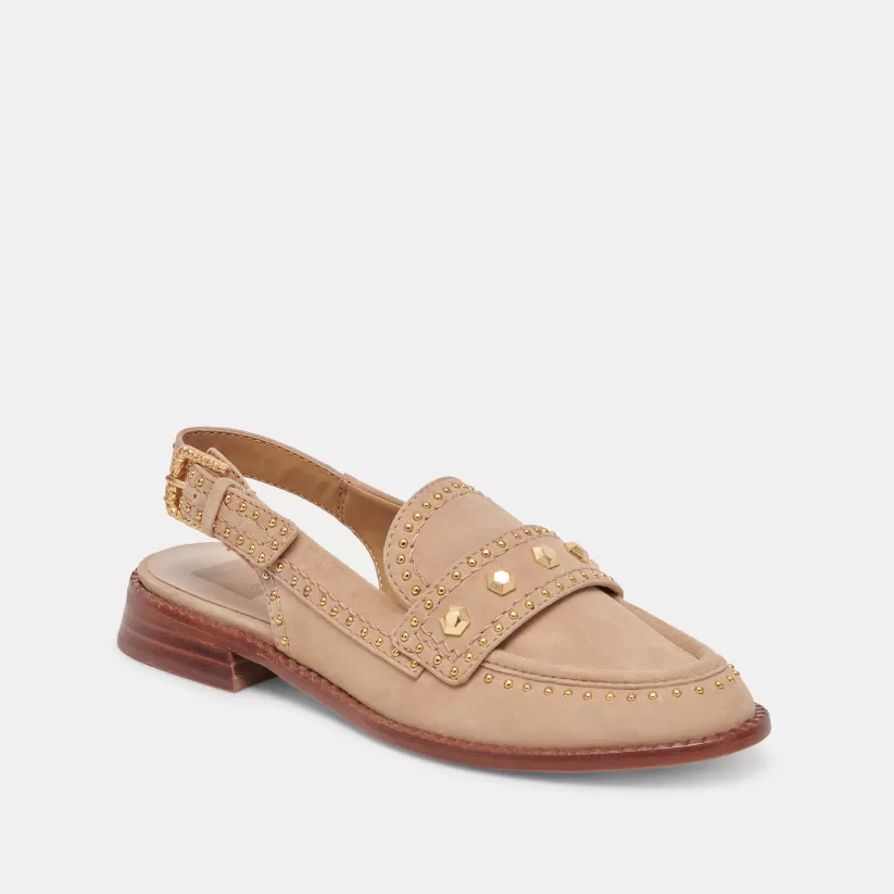 Flats & Loafers | Dolce Vita HARDI STUD LOAFERS CAMEL SUEDE CAMELSUEDE