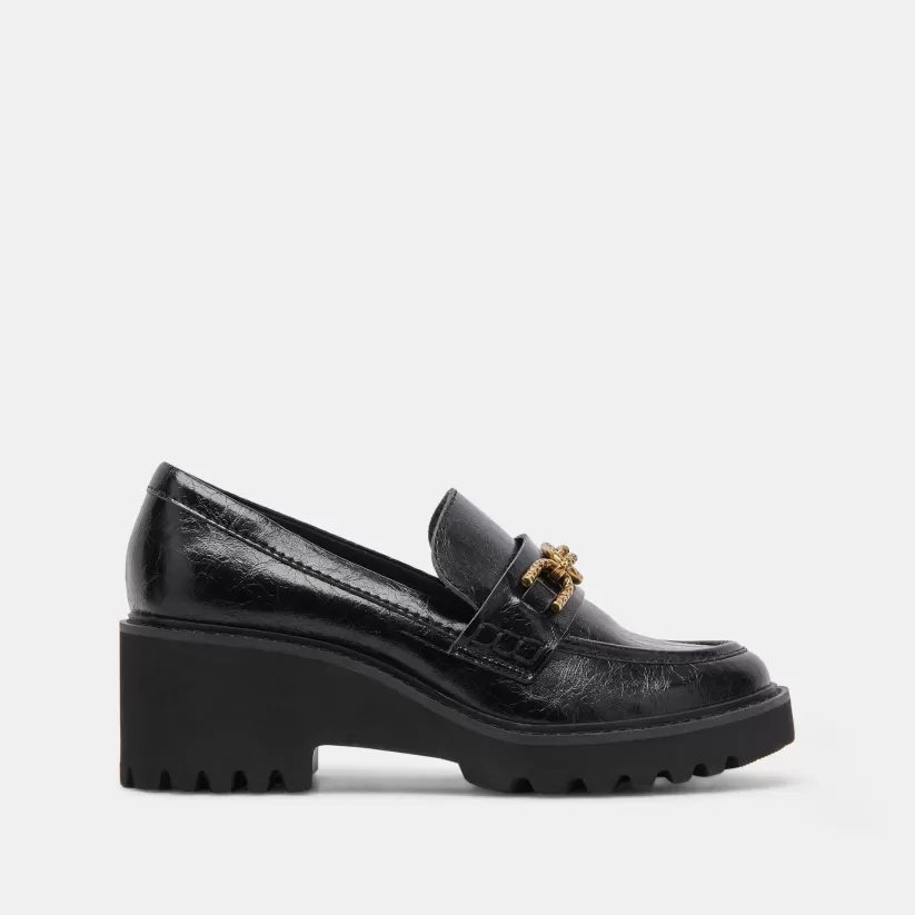 Wedges | Flats & Loafers | Dolce Vita HARLEN LOAFER MIDNIGHT CRINKLE PATENT MIDNIGHTCRINKLEPATENT