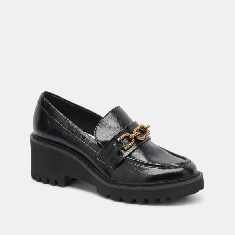 Wedges | Flats & Loafers | Dolce Vita HARLEN LOAFER MIDNIGHT CRINKLE PATENT MIDNIGHTCRINKLEPATENT