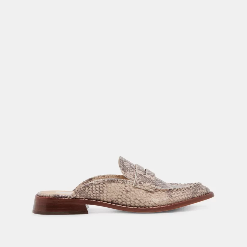 Mules & Clogs | Flats & Loafers | Dolce Vita HAVAN LOAFERS SAND SNAKE EMBOSSED SANDSNAKEEMBOSSED