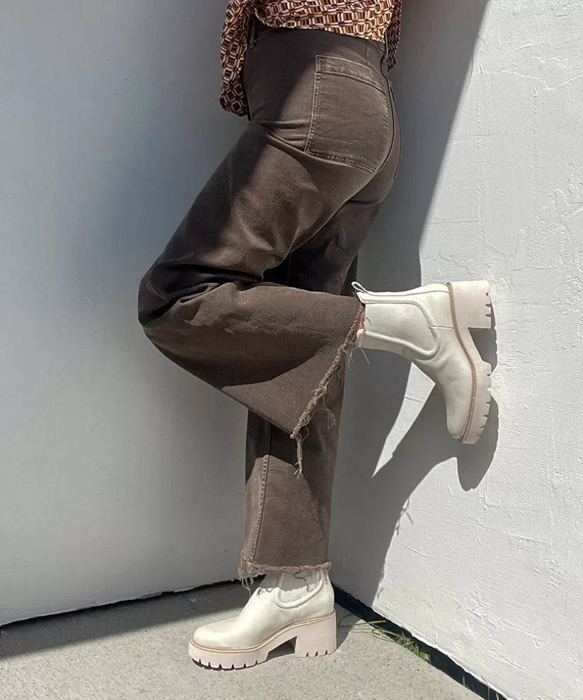 Wide Widths | Dolce Vita HAWK H20 WIDE BOOTIES IVORY LEATHER IVORYLEATHERH2O