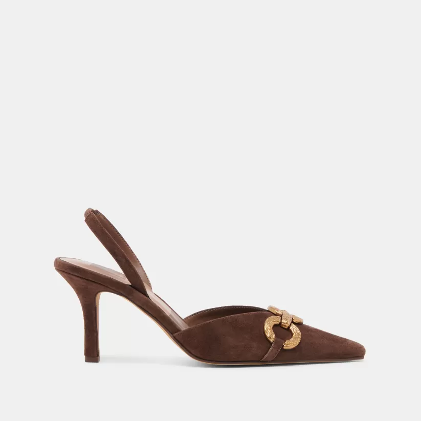 Heels | Dolce Vita HAYLEE HEELS DK BROWN SUEDE DKBROWNSUEDE