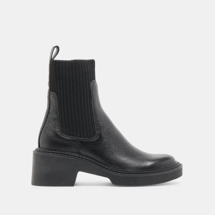 Boots & Booties | Dolce Vita HILORA H2O BOOTS BLACK LEATHER BLACKLEATHER