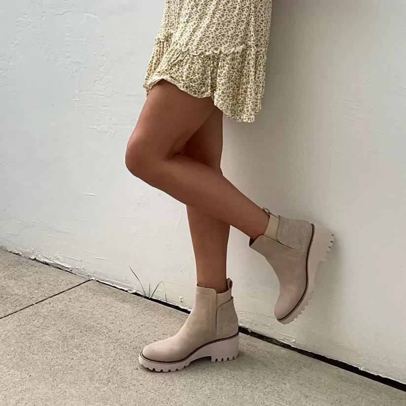 Wide Widths | Dolce Vita HUEY H2O WIDE BOOTIES DUNE SUEDE DUNESUEDEH2O