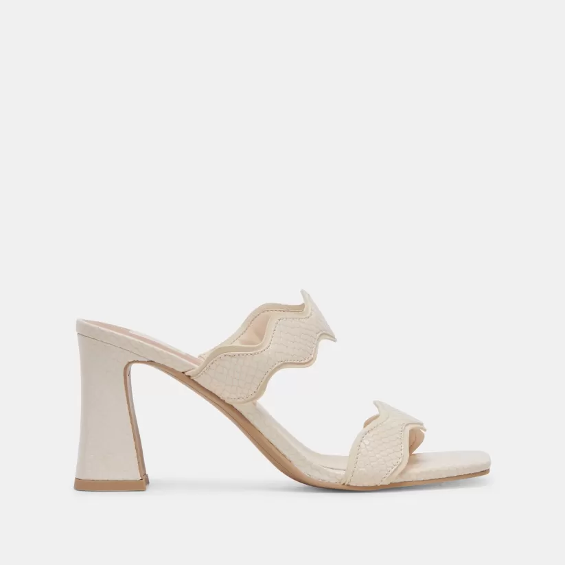 Heels | Dolce Vita ILVA HEELS CREME EMBOSSED LEATHER CREMEEMBOSSEDLEATHER