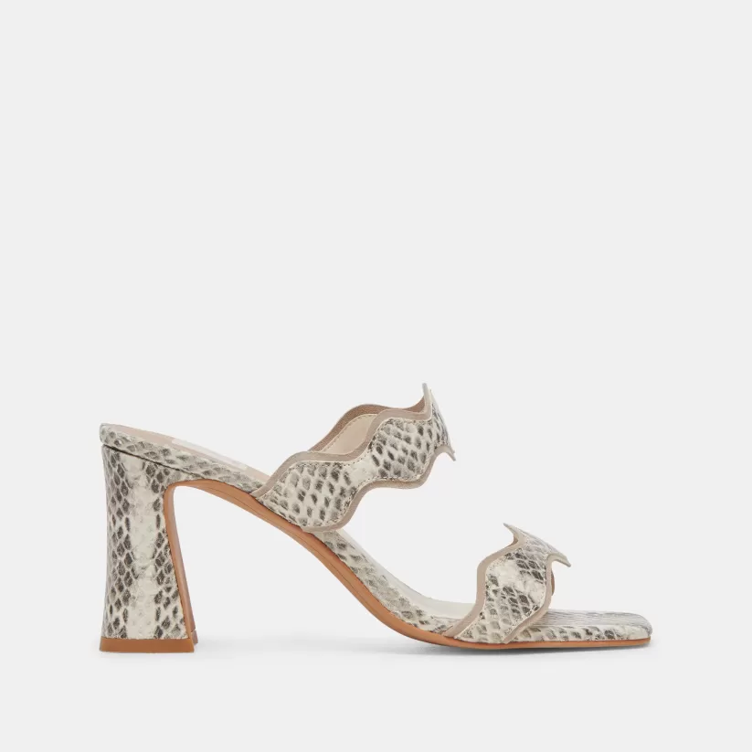 Heels | Dolce Vita ILVA HEELS GREY WHITE EMBOSSED LEATHER GREYWHITEEMBOSSEDLEATHER
