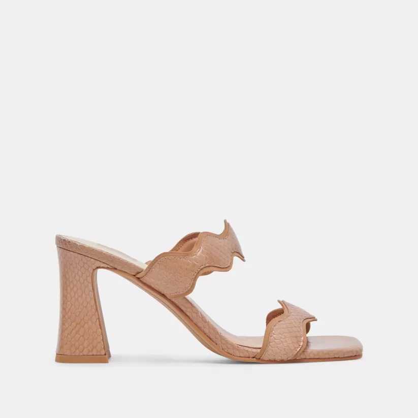 Heels | Dolce Vita ILVA HEELS TOFFEE EMBOSSED LEATHER TOFFEEEMBOSSEDLEATHER