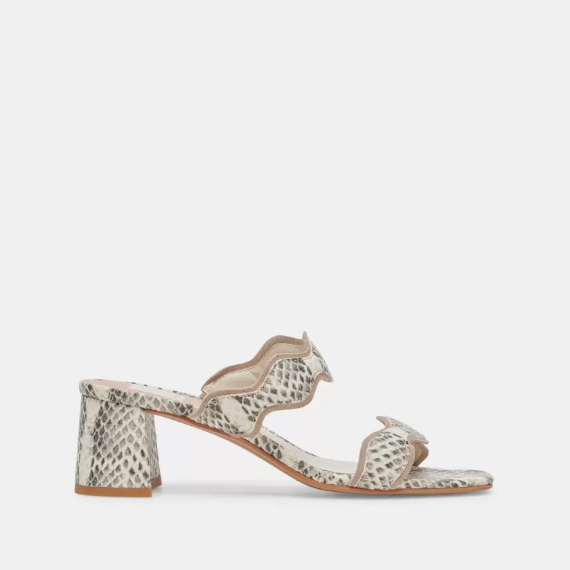 Heels | Dolce Vita ILVA MID HEELS GREY WHITE EMBOSSED LEATHER GREYWHITEEMBOSSEDLEATHER