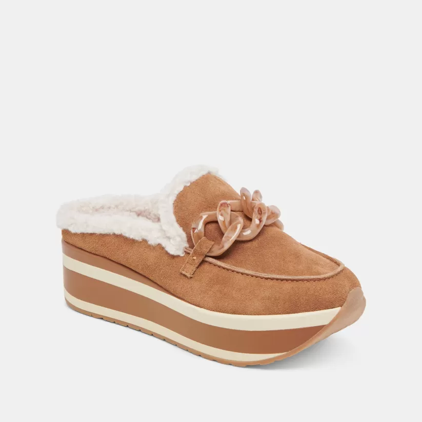 Mules & Clogs | Sneakers | Dolce Vita JAMEY PLUSH SNEAKERS PECAN SUEDE PECANSUEDE