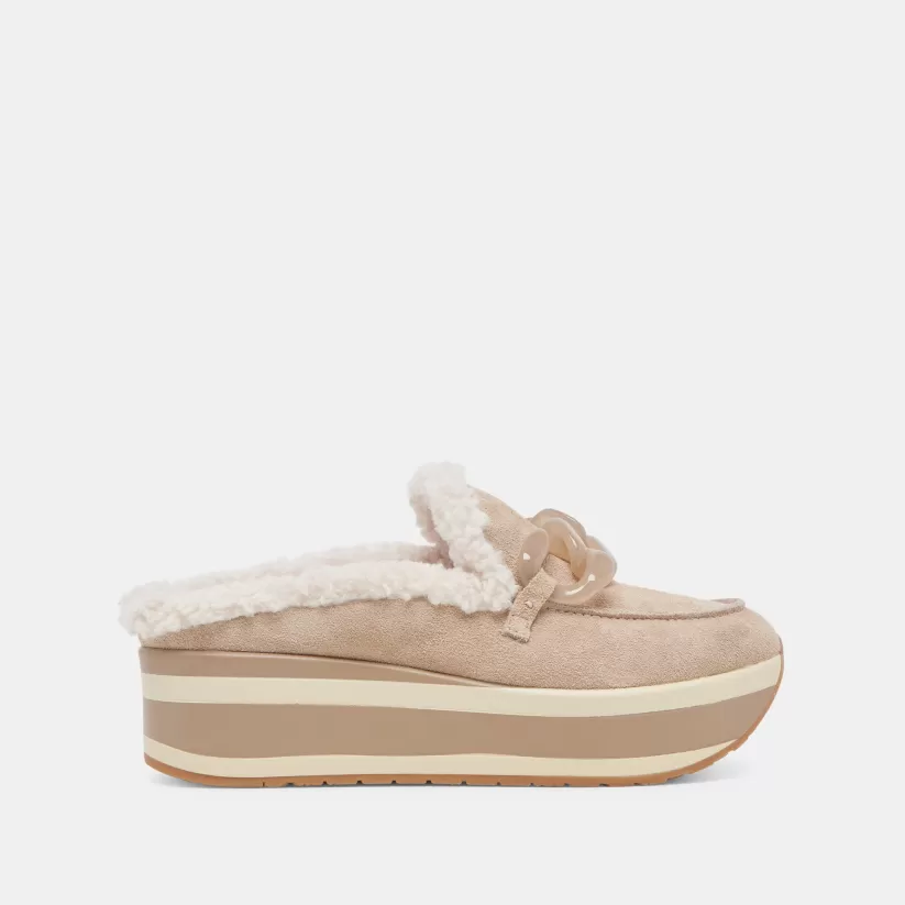 Mules & Clogs | Sneakers | Dolce Vita JAMEY PLUSH SNEAKERS TAUPE SUEDE TAUPESUEDE