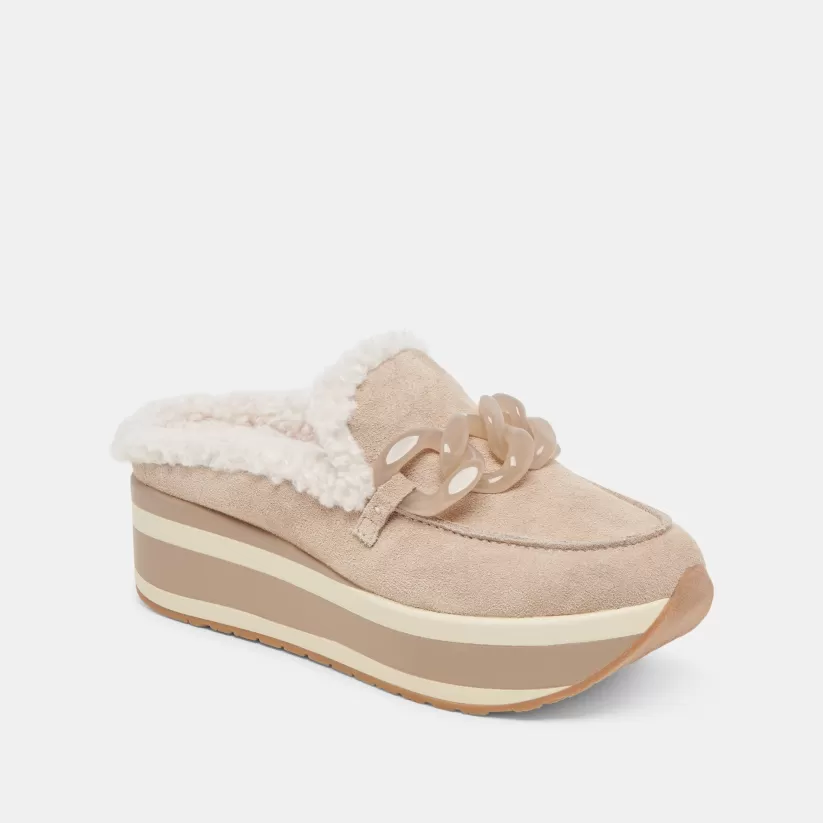 Mules & Clogs | Sneakers | Dolce Vita JAMEY PLUSH SNEAKERS TAUPE SUEDE TAUPESUEDE