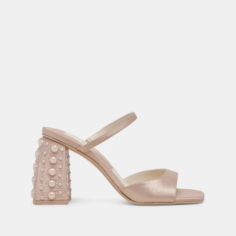 Heels | Dolce Vita JEMMY PEARL HEELS CHAMPAGNE SILK CHAMPAGNESILK