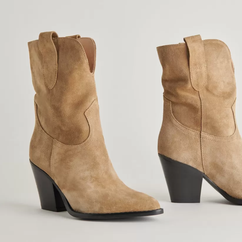 Western Inspired | Dolce Vita JETRO BOOTS KHAKI SUEDE KHAKISUEDE