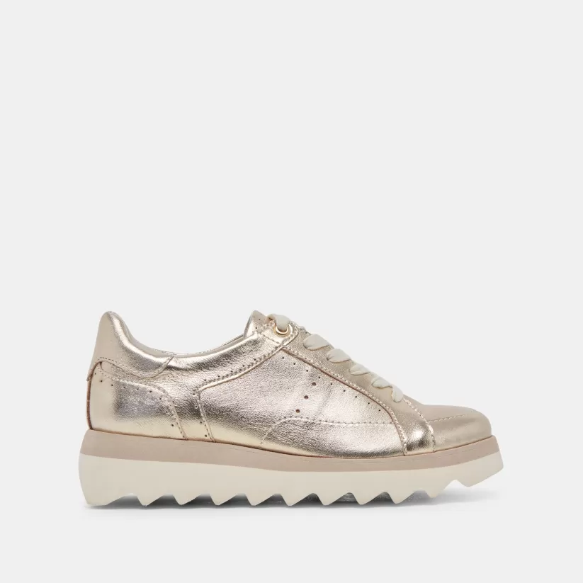Sneakers | Dolce Vita JORGIE SNEAKERS PLATINUM METALLIC LEATHER PLATINUMMETALLICLEATHER