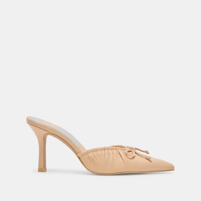 Mules & Clogs | Heels | Dolce Vita KAIRI HEELS FRENCH VANILLA LEATHER FRENCHVANILLALEATHER