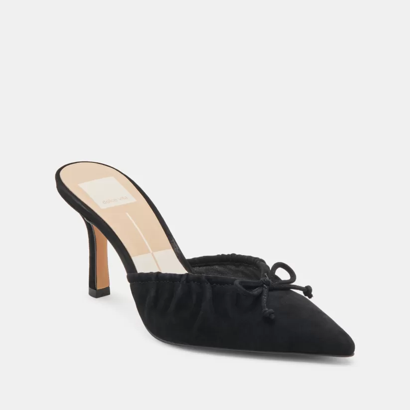 Mules & Clogs | Heels | Dolce Vita KAIRI HEELS ONYX SUEDE ONYXSUEDE