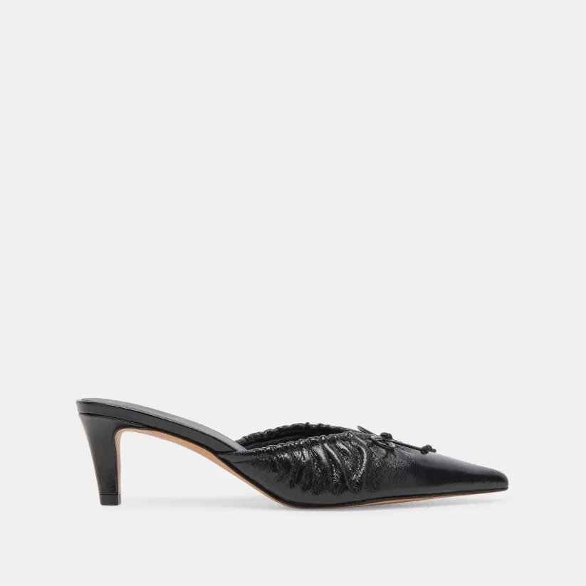 Mules & Clogs | Heels | Dolce Vita KAIRI MID HEELS MIDNIGHT CRINKLE PATENT MIDNIGHTCRINKLEPATENT