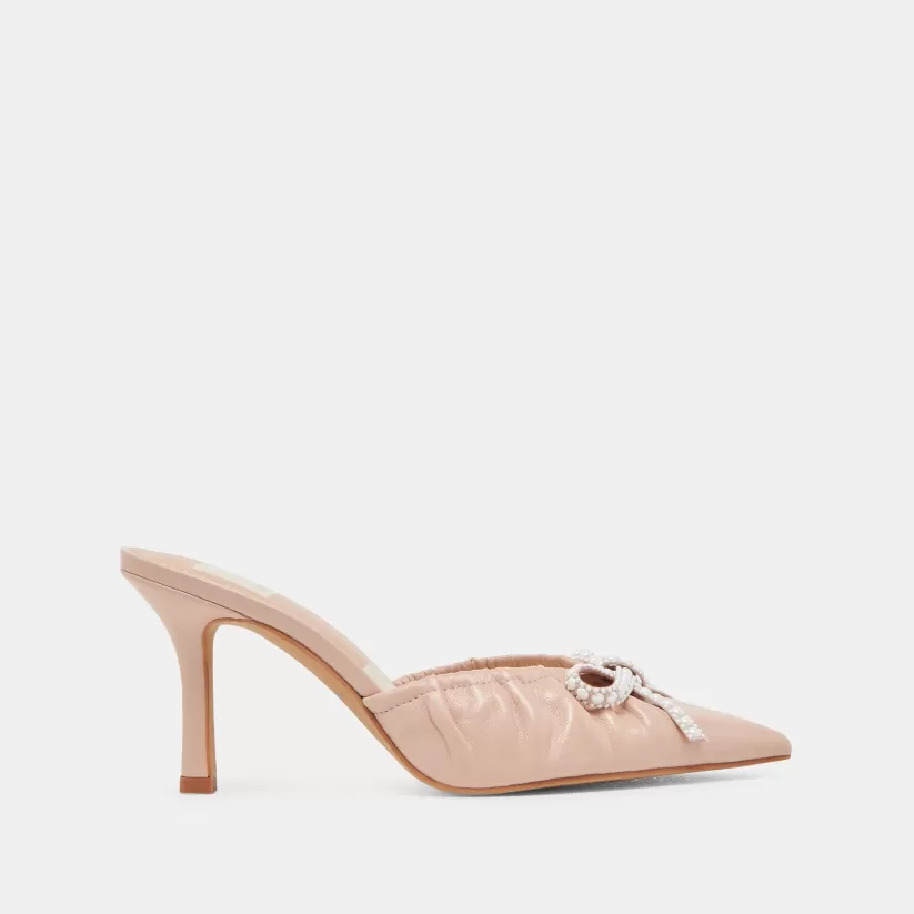 Mules & Clogs | Heels | Dolce Vita KAIRI PEARL HEELS BLUSH CRINKLE PATENT BLUSHCRINKLEPATENT