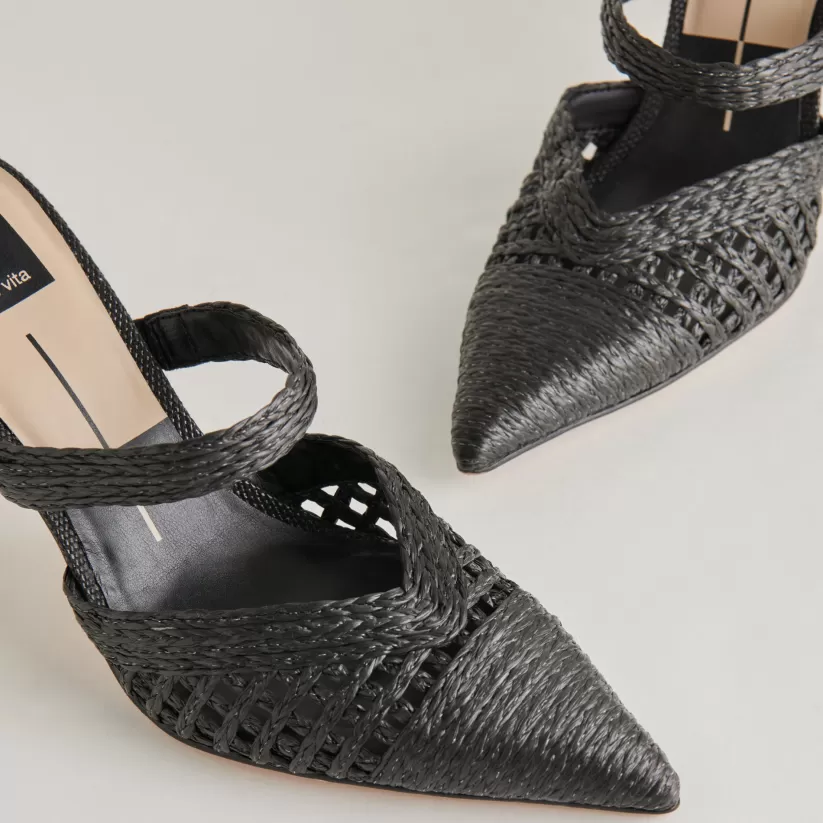 Heels | Dolce Vita KALINE HEELS ONYX RAFFIA ONYXRAFFIA