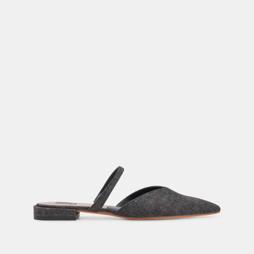 Mules & Clogs | Flats & Loafers | Dolce Vita KANIKA FLATS CARBON DENIM CARBONDENIM