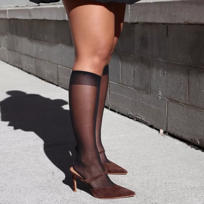 Mules & Clogs | Heels | Dolce Vita KANIKA HEELS DK BROWN SUEDE DKBROWNSUEDE