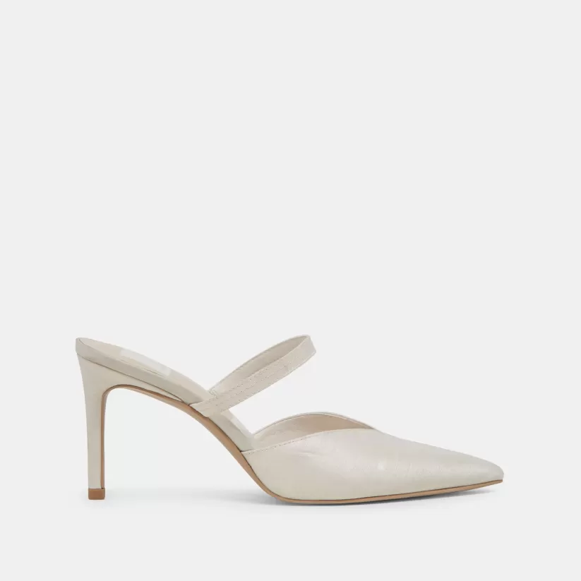 Mules & Clogs | Heels | Dolce Vita KANIKA HEELS IVORY SATIN IVORYSATIN