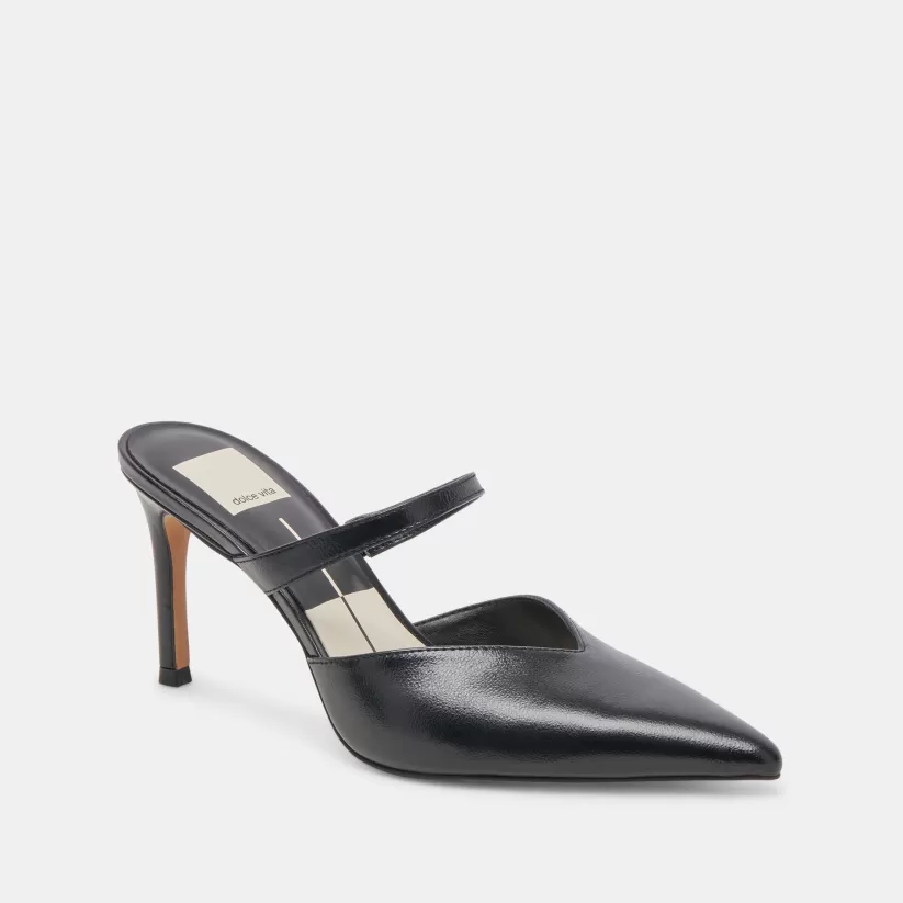 Mules & Clogs | Heels | Dolce Vita KANIKA HEELS MIDNIGHT CRINKLE PATENT MIDNIGHTCRINKLEPATENT