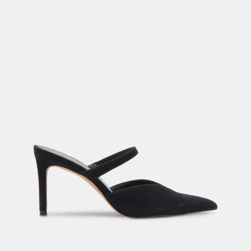 Mules & Clogs | Heels | Dolce Vita KANIKA HEELS ONYX SUEDE ONYXSUEDE