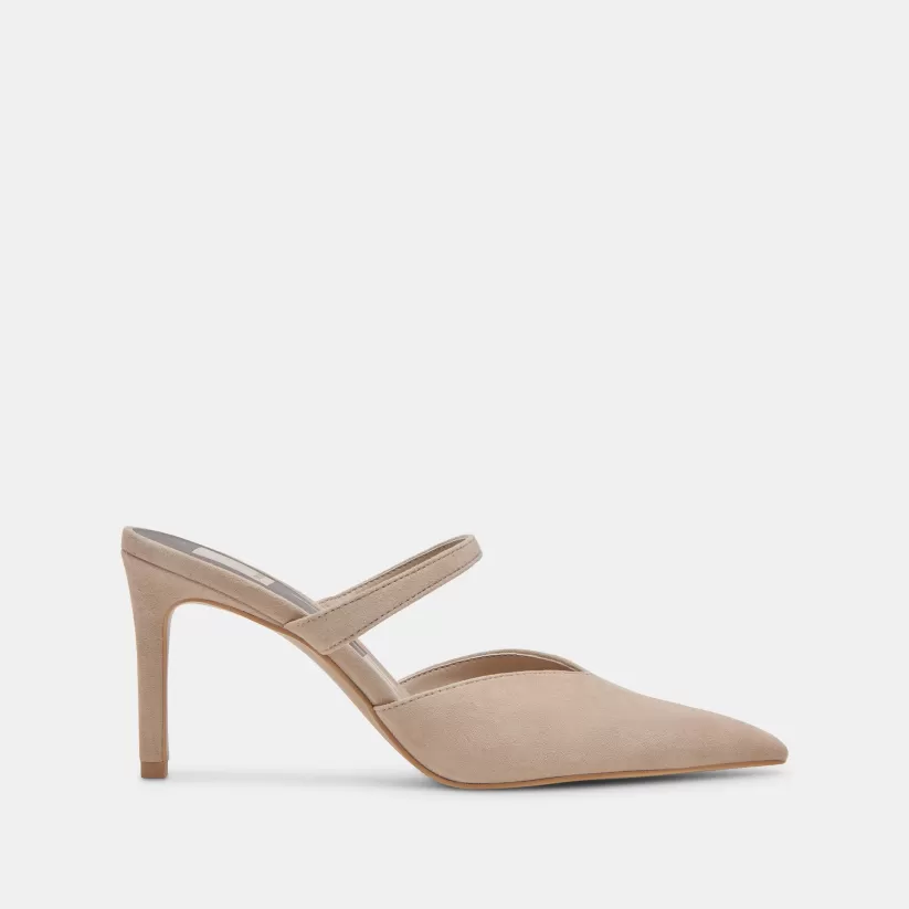 Mules & Clogs | Heels | Dolce Vita KANIKA HEELS TAUPE SUEDE TAUPESUEDE