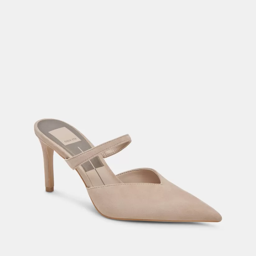 Mules & Clogs | Heels | Dolce Vita KANIKA HEELS TAUPE SUEDE TAUPESUEDE