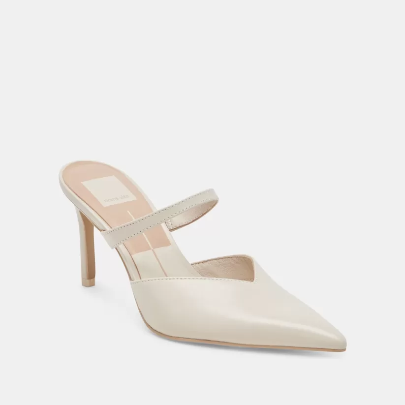 Mules & Clogs | Heels | Dolce Vita KANIKA HEELS WHITE CRINKLE PATENT WHITECRINKLEPATENT
