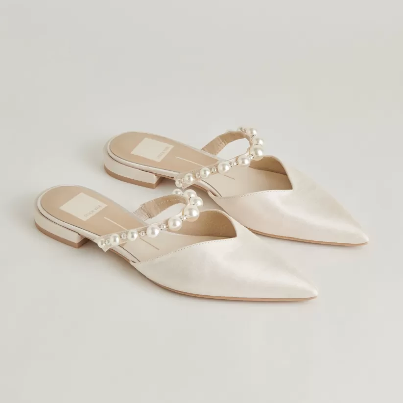Mules & Clogs | Flats & Loafers | Dolce Vita KANIKA PEARL FLATS VANILLA PEARLS VANILLAPEARLS