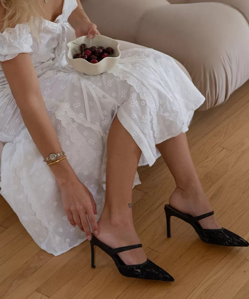 Heels | Dolce Vita KATIK HEELS BLACK FLORAL LACE BLACKFLORALLACE