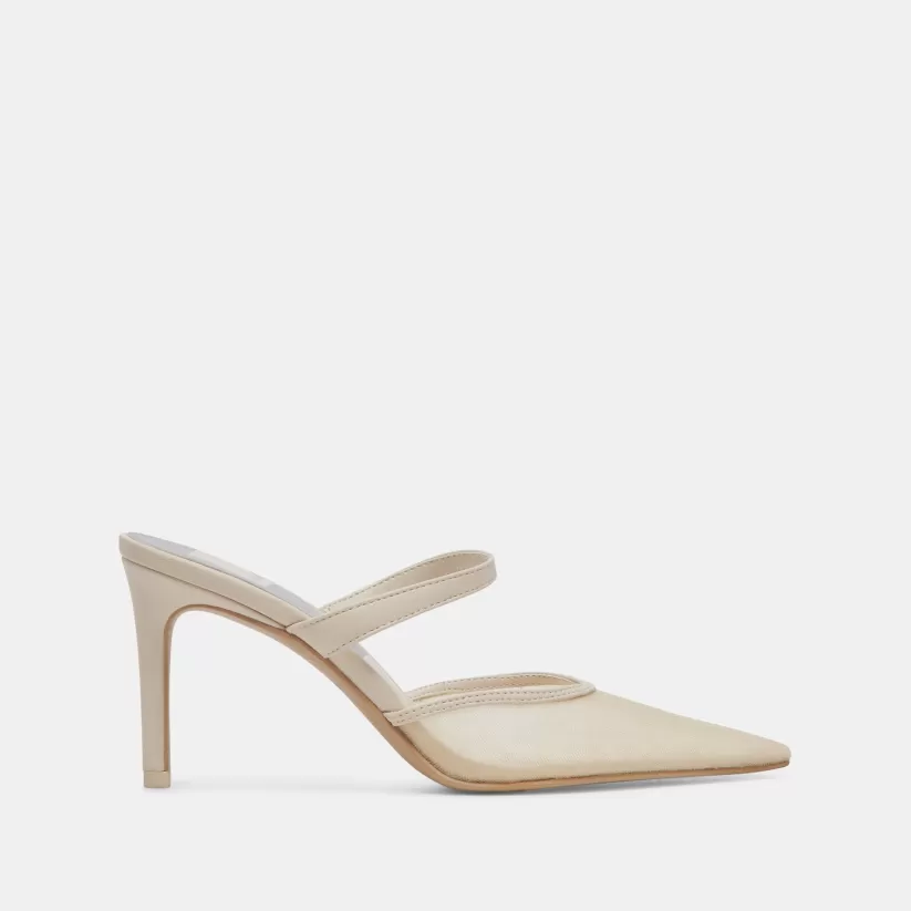 Extended Sizing | Heels | Dolce Vita KATIK HEELS IVORY MESH IVORYMESH