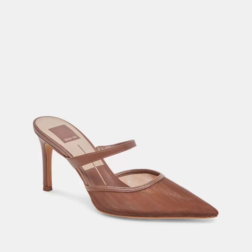 Wide Widths | Heels | Dolce Vita KATIK WIDE HEELS ESPRESSO MESH ESPRESSOMESH