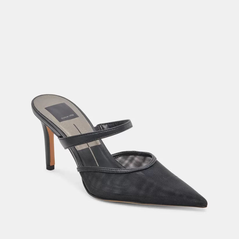 Wide Widths | Heels | Dolce Vita KATIK WIDE HEELS ONYX MESH ONYXMESH