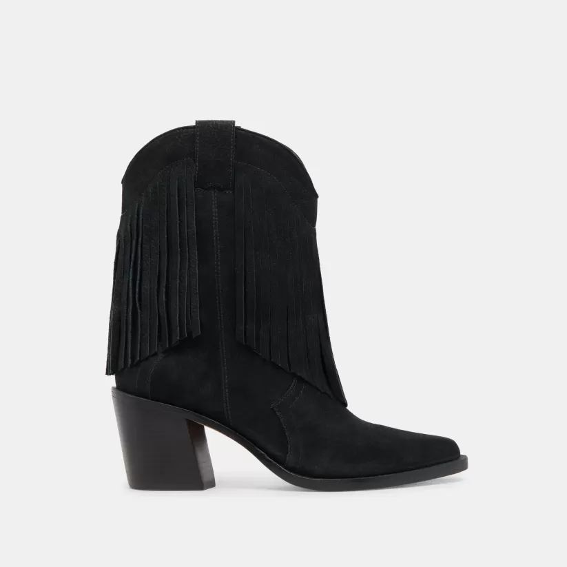 Western Inspired | Dolce Vita KAYLIE BOOTS BLACK NUBUCK BLACKNUBUCK