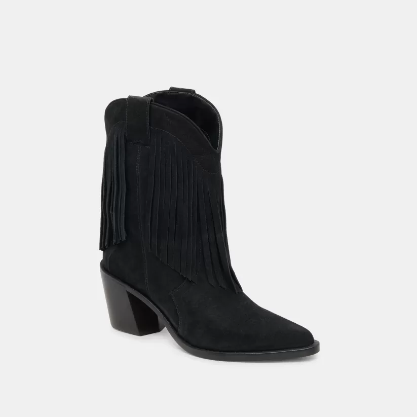 Western Inspired | Dolce Vita KAYLIE BOOTS BLACK NUBUCK BLACKNUBUCK