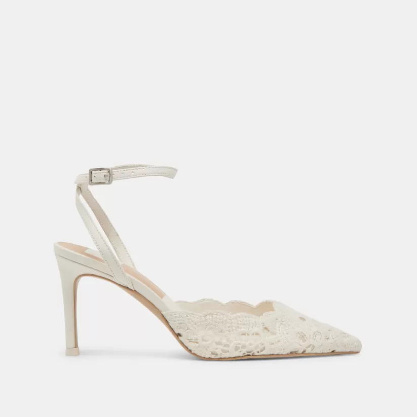 Heels | Dolce Vita KENEDY HEELS WHITE CROCHET WHITECROCHET