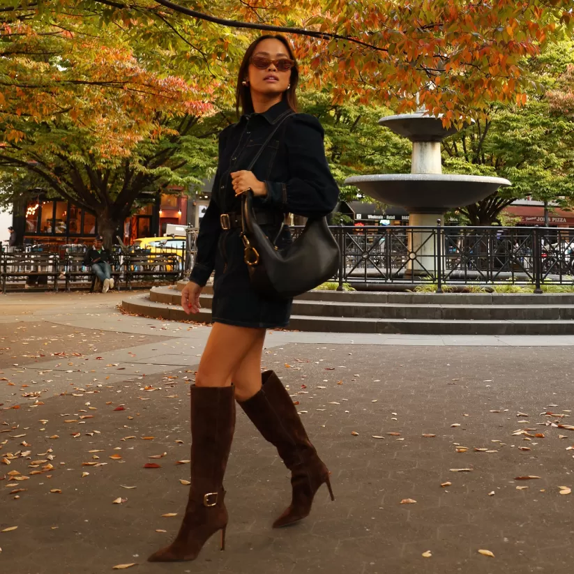 Tall Boots | Boots & Booties | Dolce Vita KINZY BOOTS DK BROWN SUEDE DKBROWNSUEDE