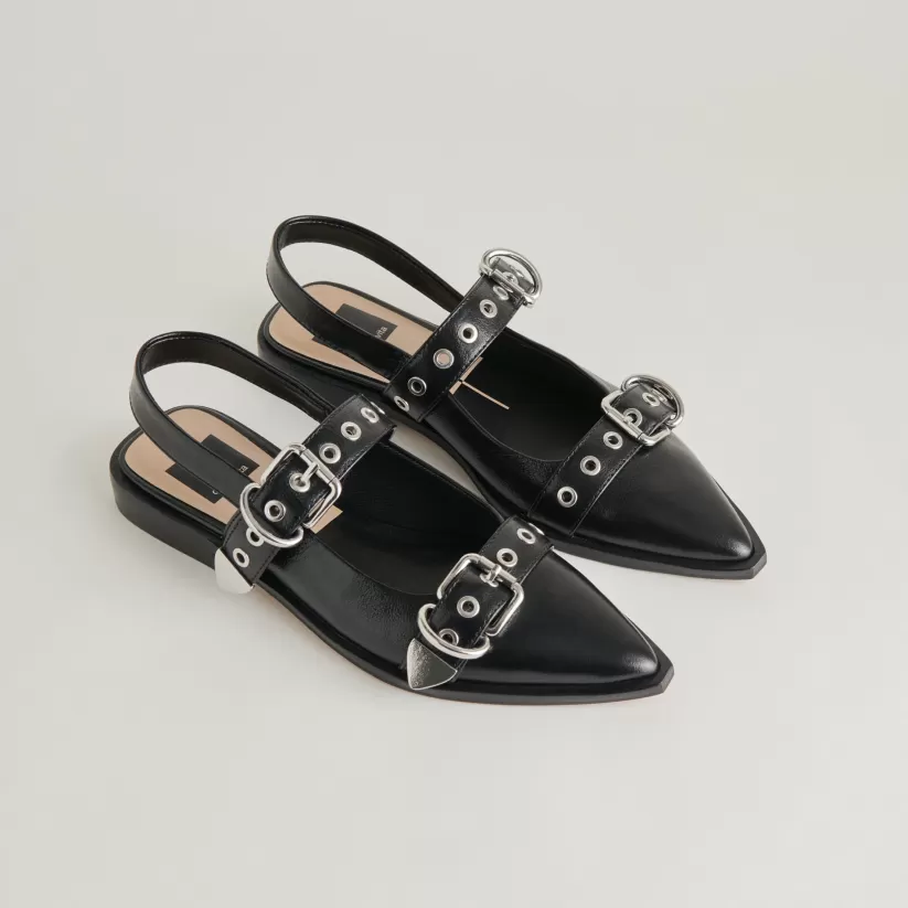 Mary Janes | Flats & Loafers | Dolce Vita LABELL FLATS MIDNIGHT CRINKLE PATENT MIDNIGHTCRINKLEPATENT