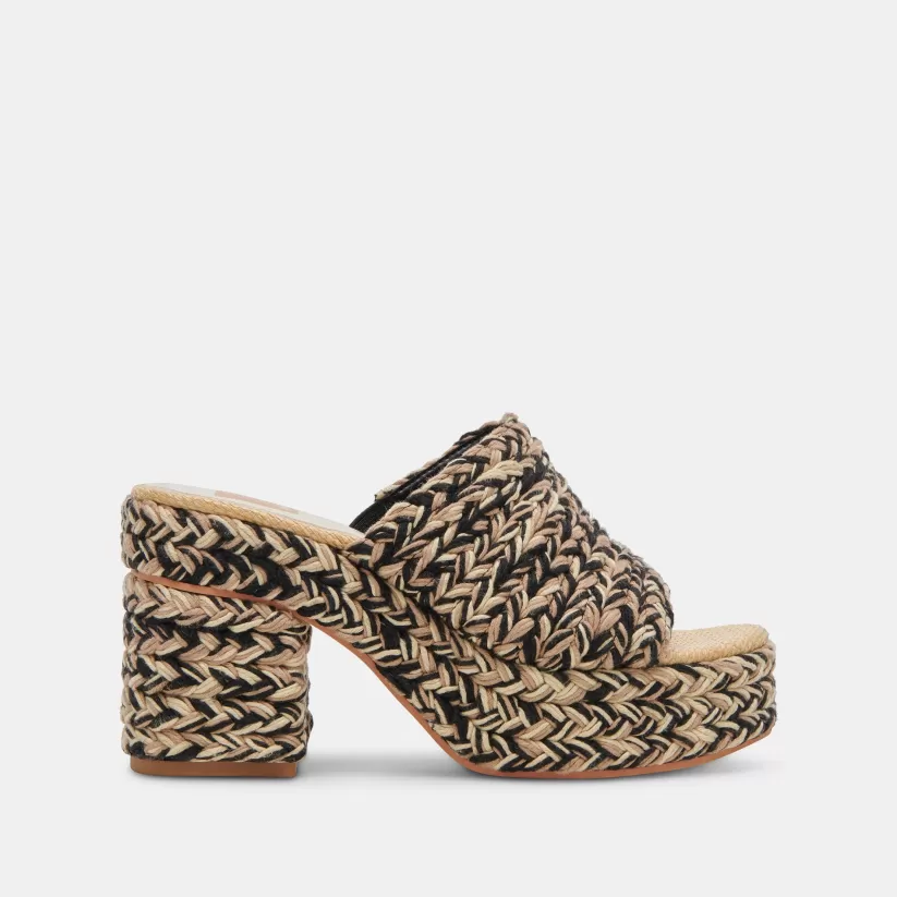 Sandals | Heels | Dolce Vita LADY HEELS BLACK MULTI WOVEN BLACKMULTIWOVEN